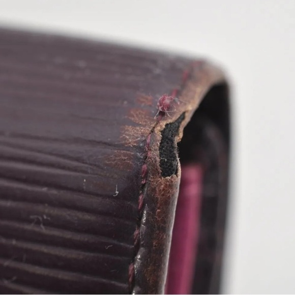 💜Louis Vuitton Purple Epi Portefeuille Sarah Long Wallet RARE!!!💜 - Picture 7 of 16